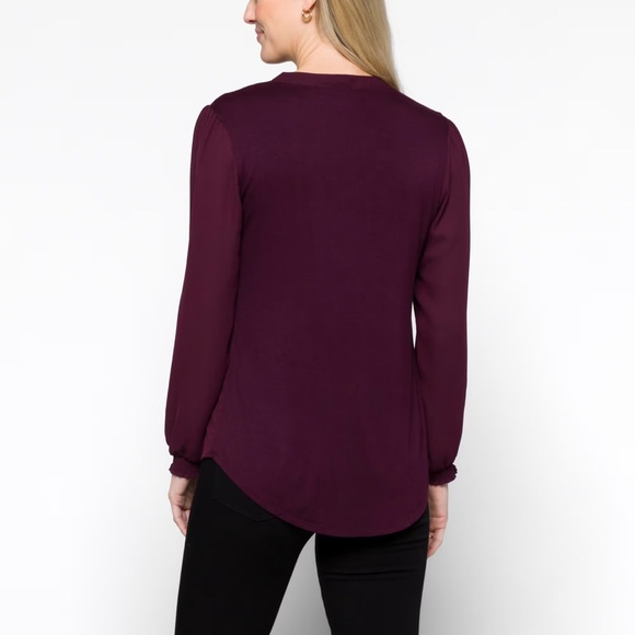 Lace Detail Women's Blouse - Picture 3 of 11